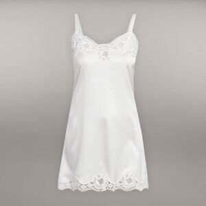 DOLCE & GABBANA lace-detail slip dress Nightie Nightgown top 40 bridal Lingerie